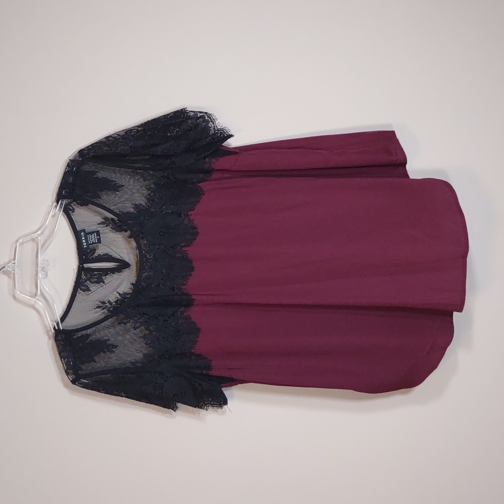 Torrid Lace detail blouse